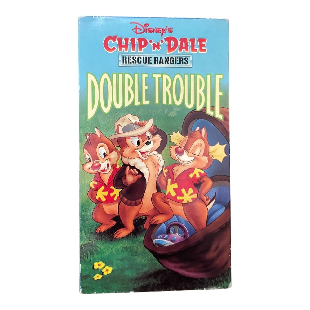 Disney's Chip 'n Dale Rescue Rangers: Double Trouble VHS Tape (1990) Classic
